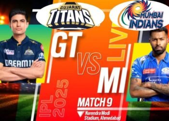 GT vs MI LIVE Score