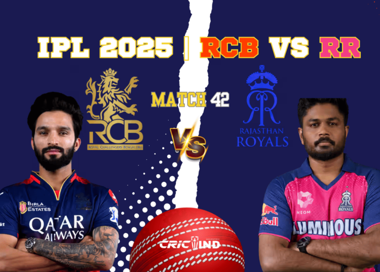 RCB VS RR PITCH REPORT