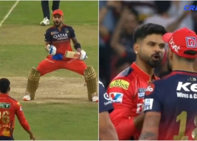 Virat Kohli is animated celebration in front of Shreyas Iyer leads to a tense exchange during post-match handshake 1 Virat Kohli