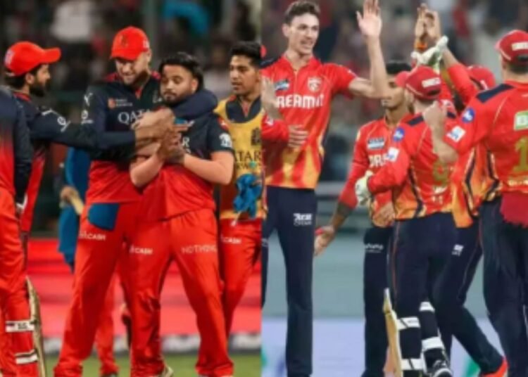 RCB vs PBKS LIVE Score