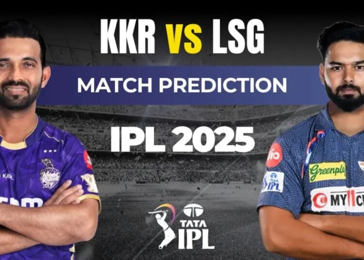 IPL 2025 MATCH KKR vs LSG : KKR aim to capitalize on spin-friendly conditions against in-form LSG 1 IPL 2025 MATCH KKR vs LSG