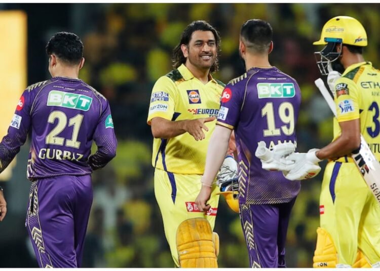 CSK vs KKR LIVE Score, IPL 2025: MS Dhoni Poised to Make Long-Awaited Return for CSK After 682 Days 1 CSK vs KKR LIVE Score