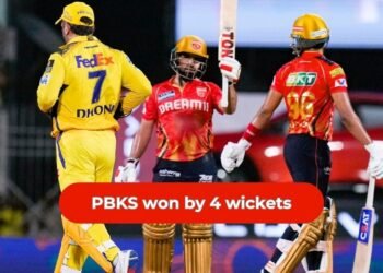 CSK vs PBKS: PBKS Won by 4 Wickets