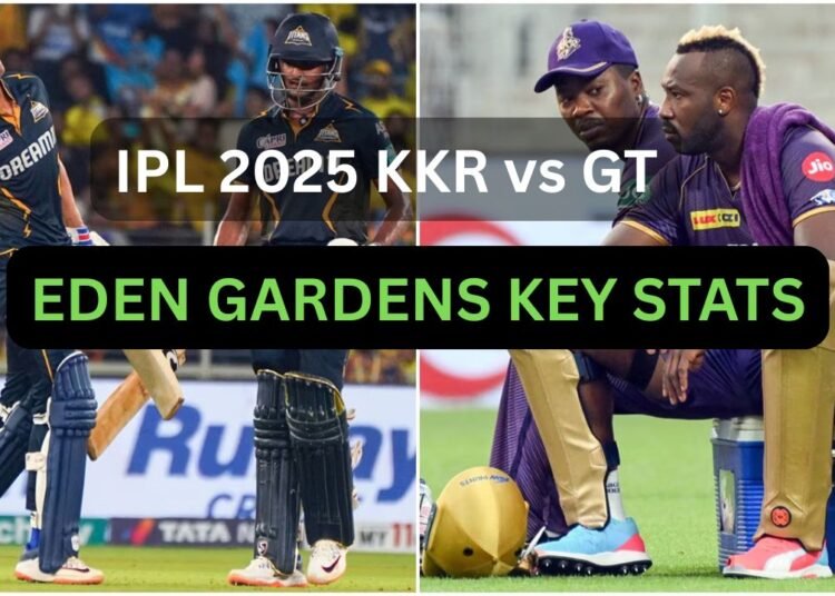 KKR vs GT IPL 2025: Eden Gardens Pitch Report, Top Scores & Key Stats for KKR vs GT Clash 1 KKR vs GT IPL 2025