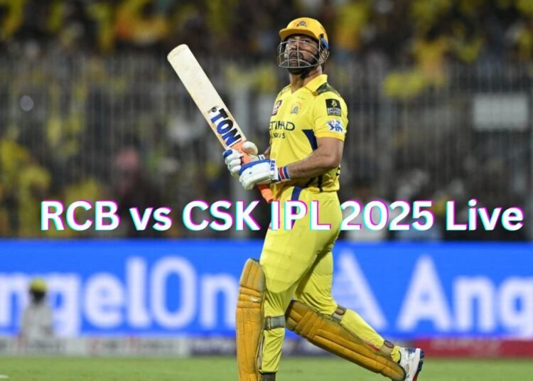 RCB vs CSK IPL 2025 Live : Watch Today’s Epic Clash Live – Streaming & TV Details 1 RCB vs CSK IPL 2025 Live