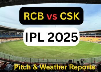 RCB vs CSK Pitch Report IPL 2025