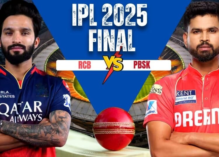 IPL 2025 Final RCB vs PBKS