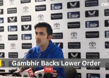 Gambhir Backs Lower Order