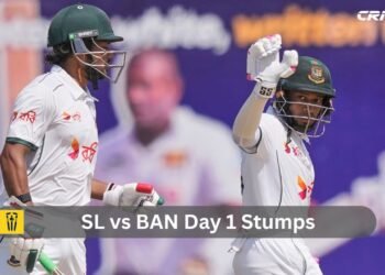 SL vs BAN Day 1 Stumps