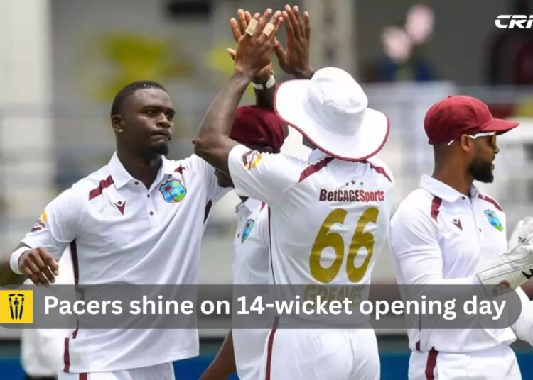 Pacers Shine 14 Wickets
