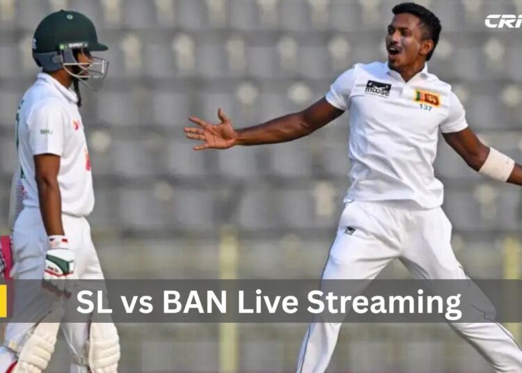 SL vs BAN Live Streaming: Your Guide to Watching the 2nd Test 1 SL vs BAN Live Streaming