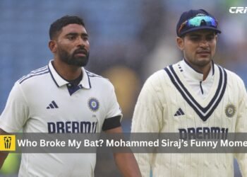Who Broke My Bat Mohammed Siraj