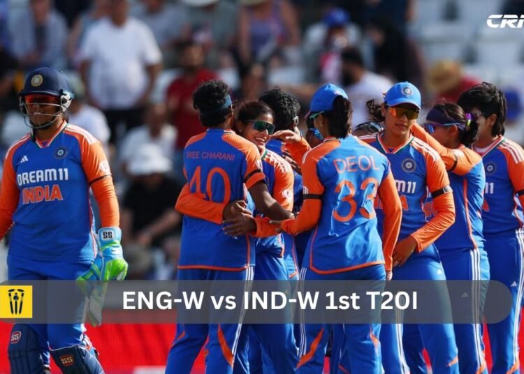 ENG-W vs IND-W 1st T20I: Smriti Mandhana, Sree Charani Power India to Historic 97-Run Win 1 ENG-W vs IND-W 1st T20I