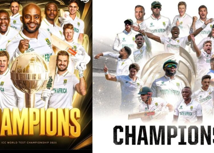 WTC Final 2025 Live Score: South Africa beat Australia by five wickets to win World Test Championship 1 WTC Final 2025