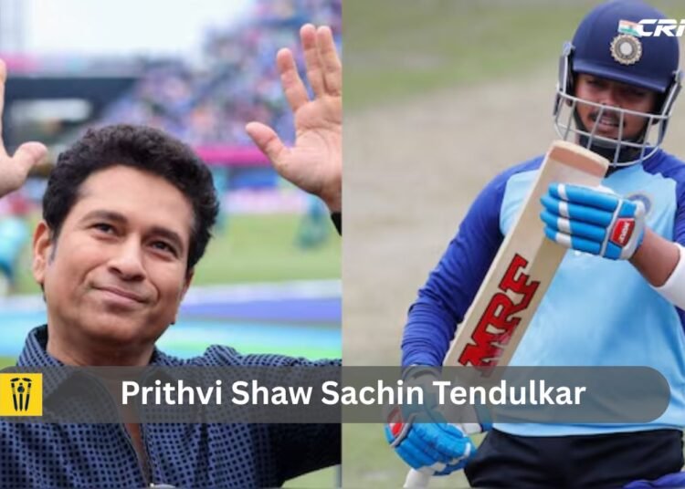 Prithvi Shaw Sachin Tendulkar