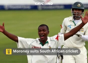 Moroney suits South African cricket