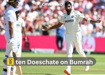 ten Doeschate on Bumrah