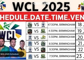 WCL 2025 Schedule