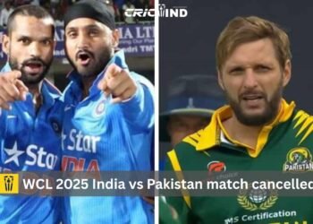 WCL 2025 India vs Pakistan match cancelled