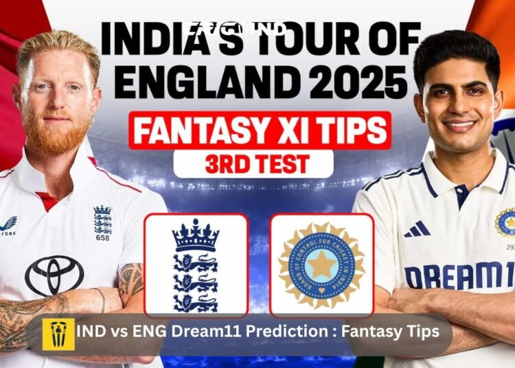 IND vs ENG Dream11 Prediction Today Match: Fantasy Tips, Playing XI & Pitch Report for 3rd Test 1 IND vs ENG Dream11 Prediction Today Match