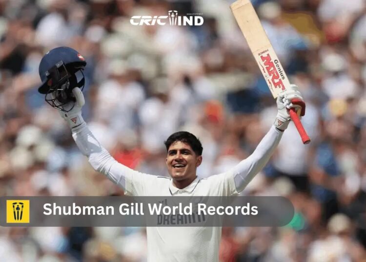 Shubman Gill World Records