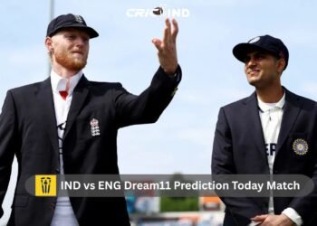 IND vs ENG Dream11 Prediction Today Match