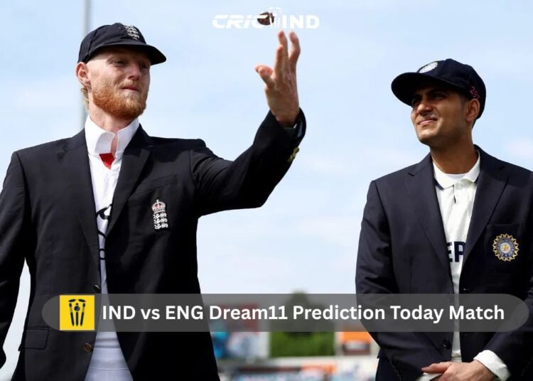 IND vs ENG Dream11 Prediction Today Match – Fantasy Tips, Playing 11, Pitch Report | 4th Test 2025 1 IND vs ENG Dream11 Prediction Today Match
