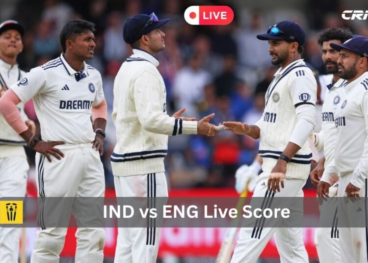 IND vs ENG Live Score