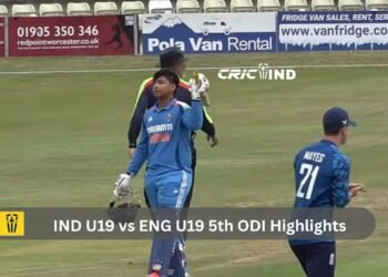 IND U19 vs ENG U19 5th ODI Highlight