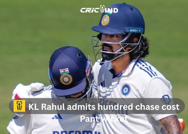 KL Rahul admits hundred chase cost Pant wicket at Lord’s – Kumble Slams Decision 1 KL Rahul admits hundred chase cost Pant wicket