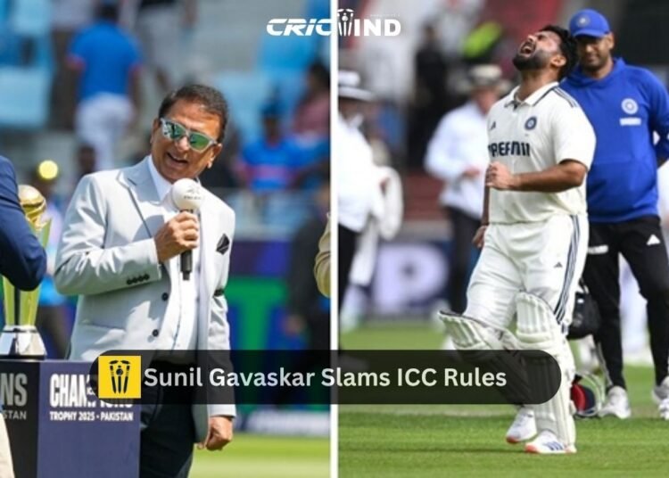 Sunil Gavaskar Slams ICC Rules