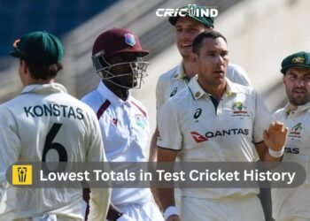 Lowest Totals in Test Cricket History