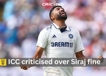ICC criticised over Siraj fine