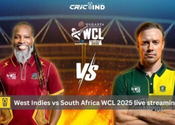 West Indies vs South Africa WCL 2025 live streaming