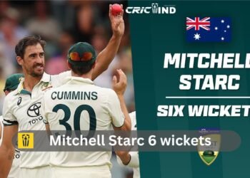 Mitchell Starc 6 wickets