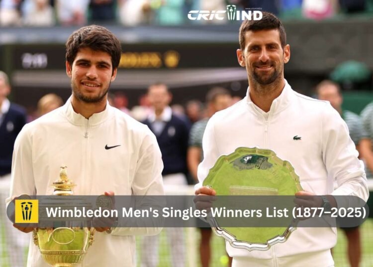 Wimbledon men's singles winners