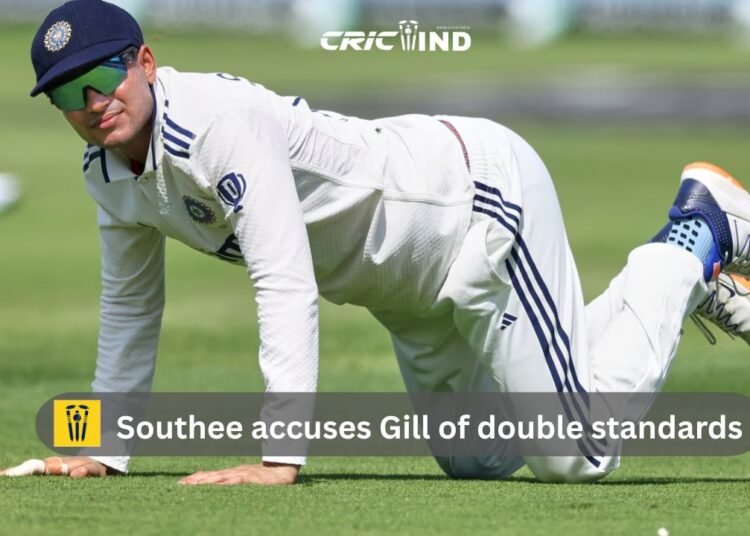 Southee Accuses Gill of Double Standards in Fiery End to Day 3 1 Southee accuses Gill of double standards