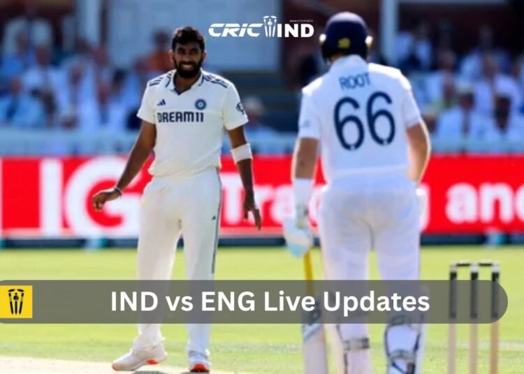 IND vs ENG Live Updates