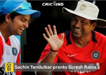 Sachin Tendulkar pranks Suresh Raina
