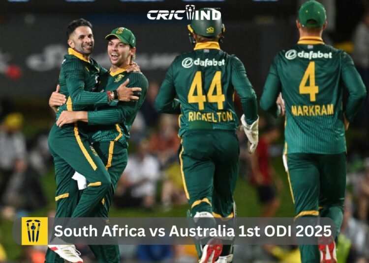 South Africa vs Australia 1st ODI 2025: Keshav Maharaj Spins Proteas to Big 98-Run Win 1 South Africa vs Australia 1st ODI 2025