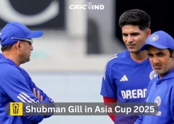 Shubman Gill in Asia Cup 2025