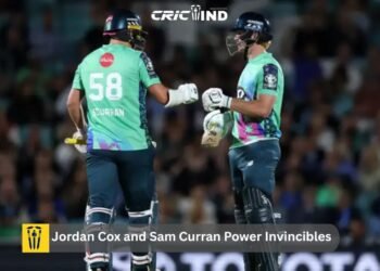 Jordan Cox and Sam Curran Power Invincibles