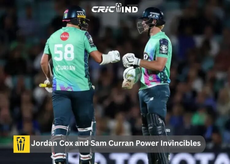 Jordan Cox and Sam Curran Power Invincibles to Historic Run Chase Against Trent Rockets in The Hundred 2025 1 Jordan Cox and Sam Curran Power Invincibles