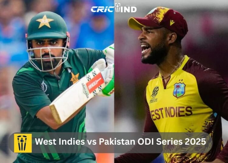 West Indies vs Pakistan ODI Series 2025