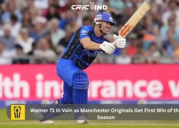 Warner 71 in Vain as Manchester Originals Get First Win of the Season