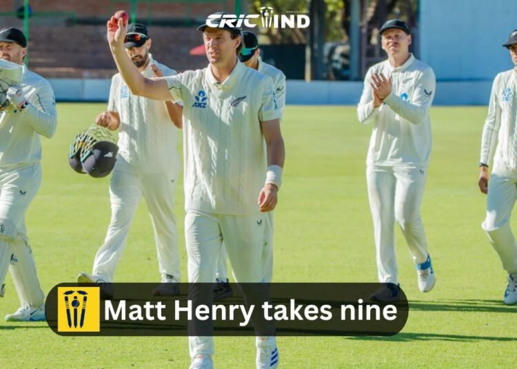 Matt Henry takes nine