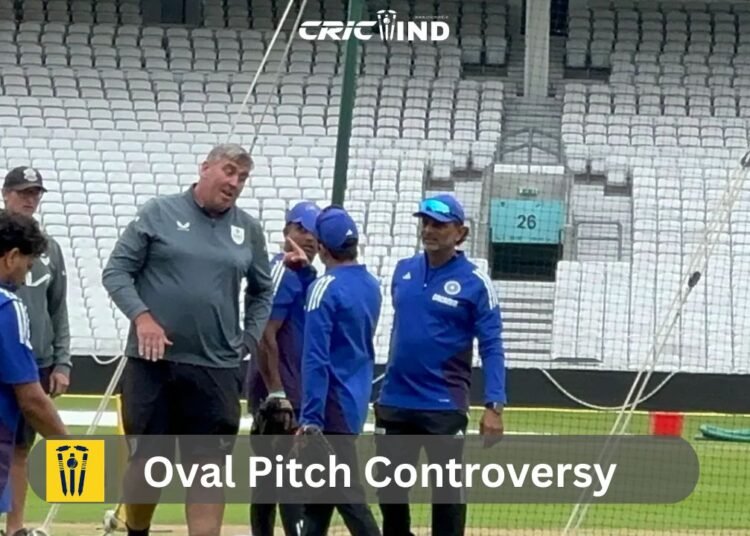 Oval Pitch Controversy