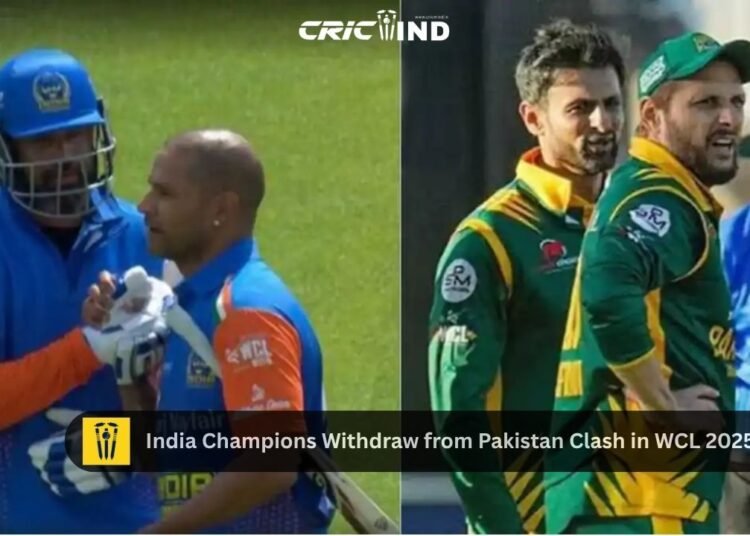 Country Over Game: India Champions Withdraw from Pakistan Clash in WCL 2025 1 Country Over Game