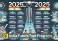 India Future Tour Programs 2025-2027: Full Cricket Schedule After England Tour 10 India Future Tour Programs