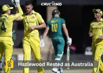 Hazlewood Rested as Australia